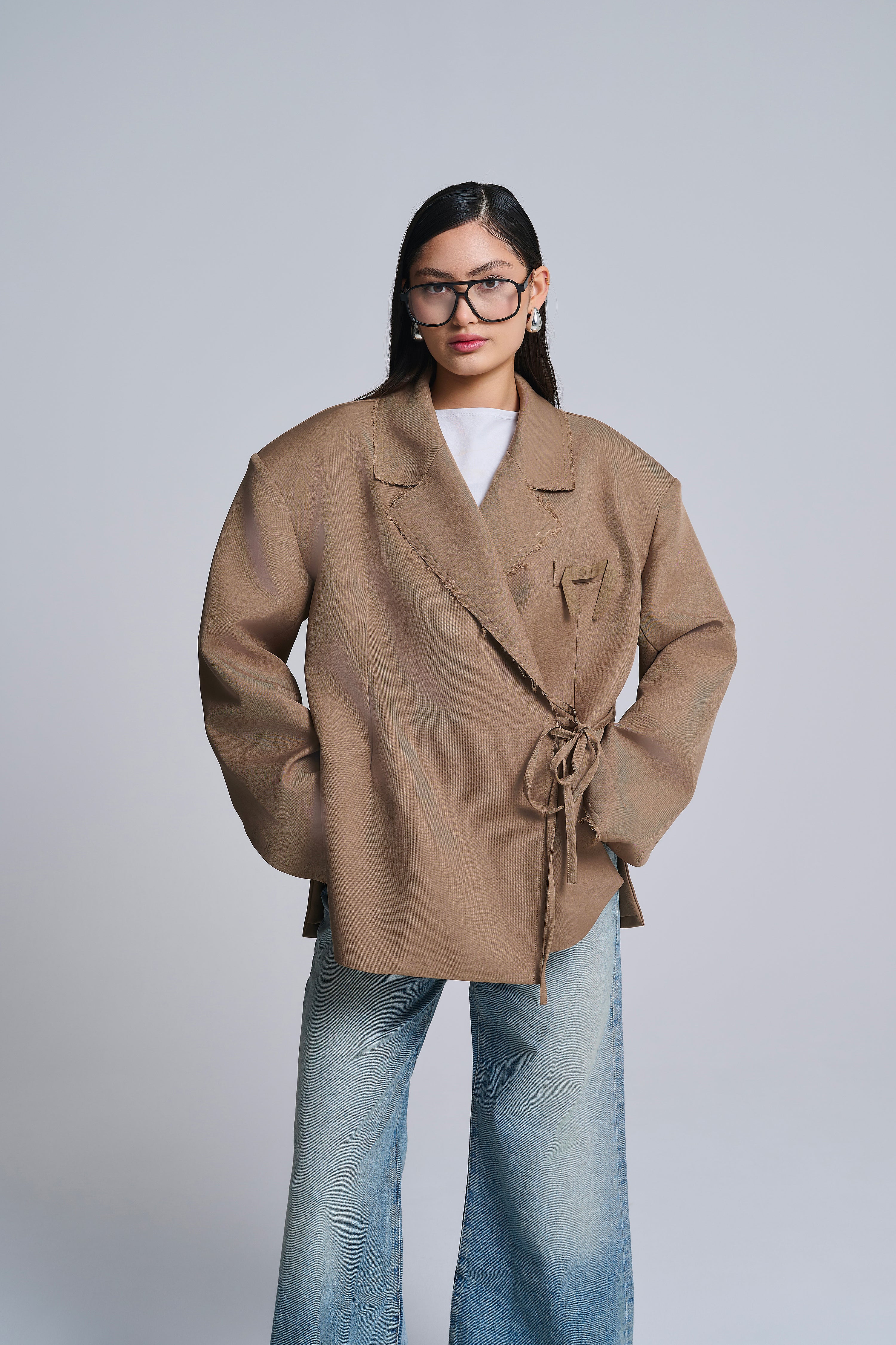 OVERSIZED BLAZER ZUM WICKELN