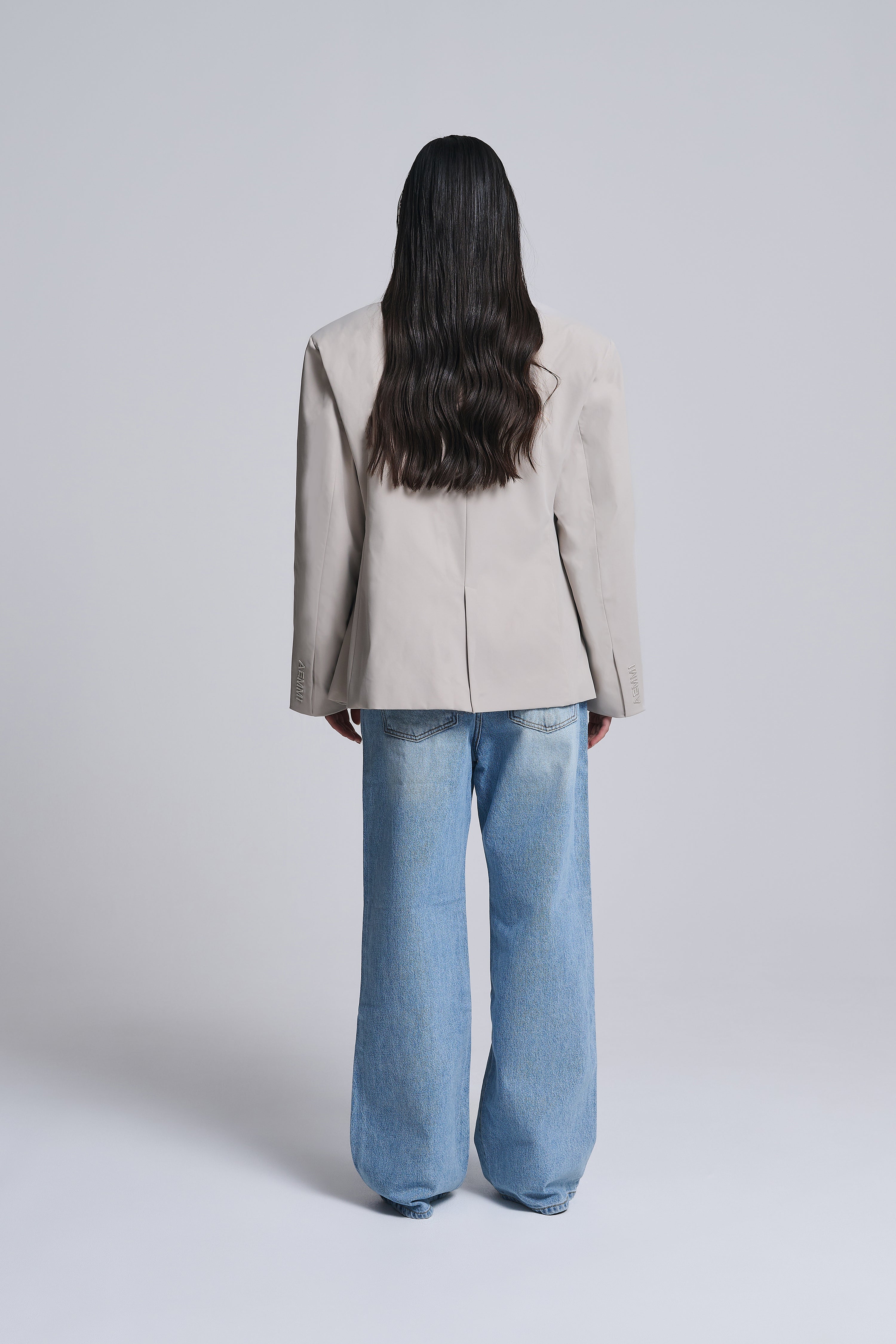 BLAZER MIT BINDEGÜRTELN