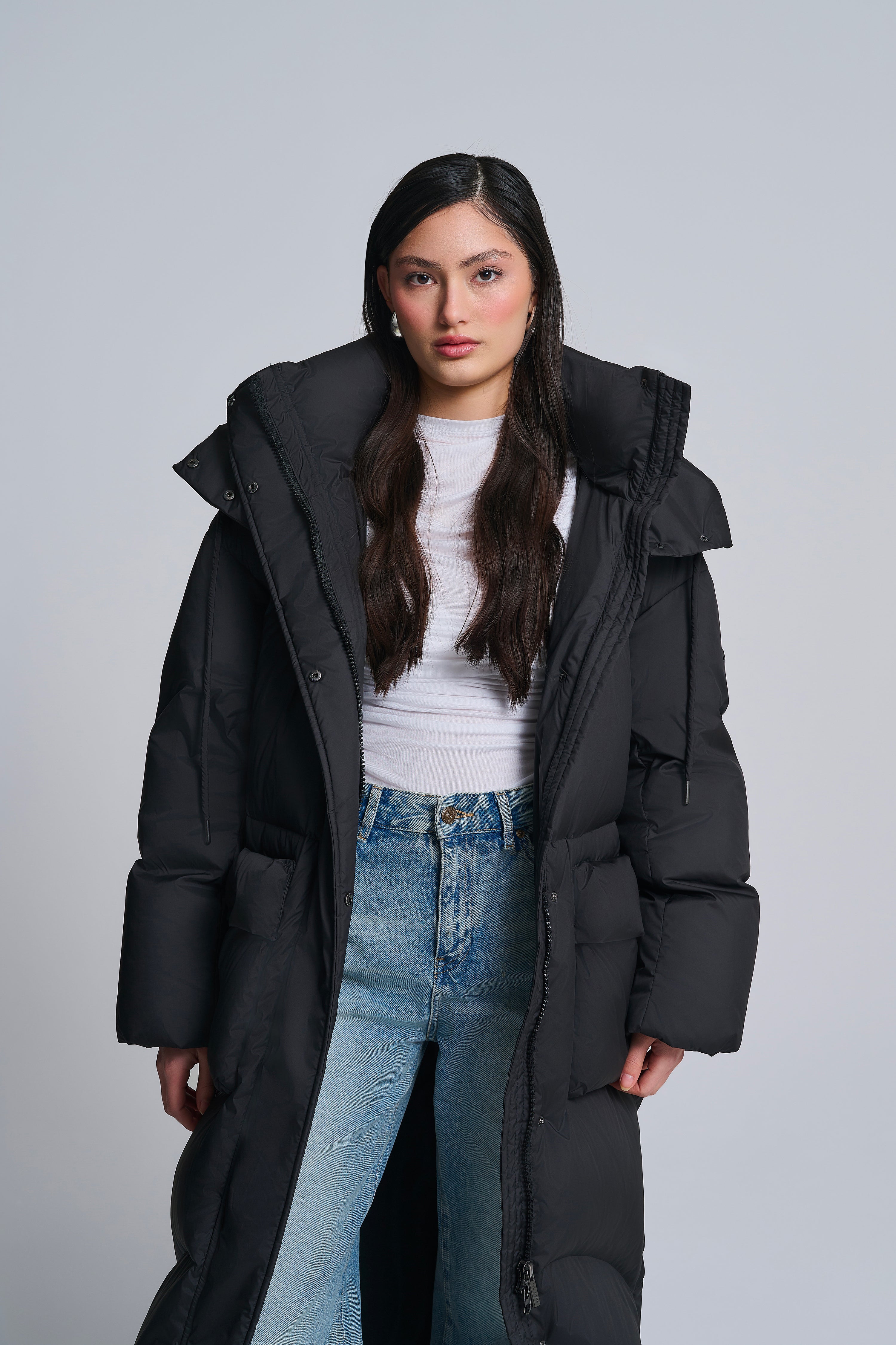 LANGER OVERSIZED PUFFERMANTEL