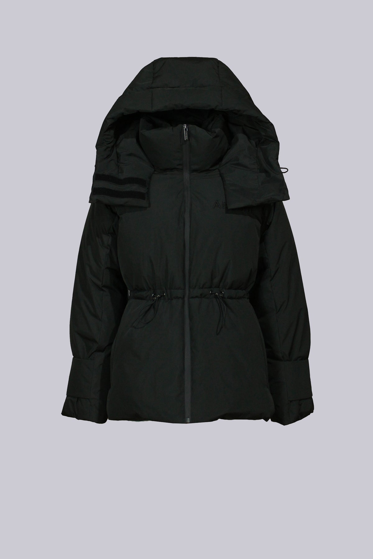 Water-repellent recycled puffer jacket for women by AEMMI