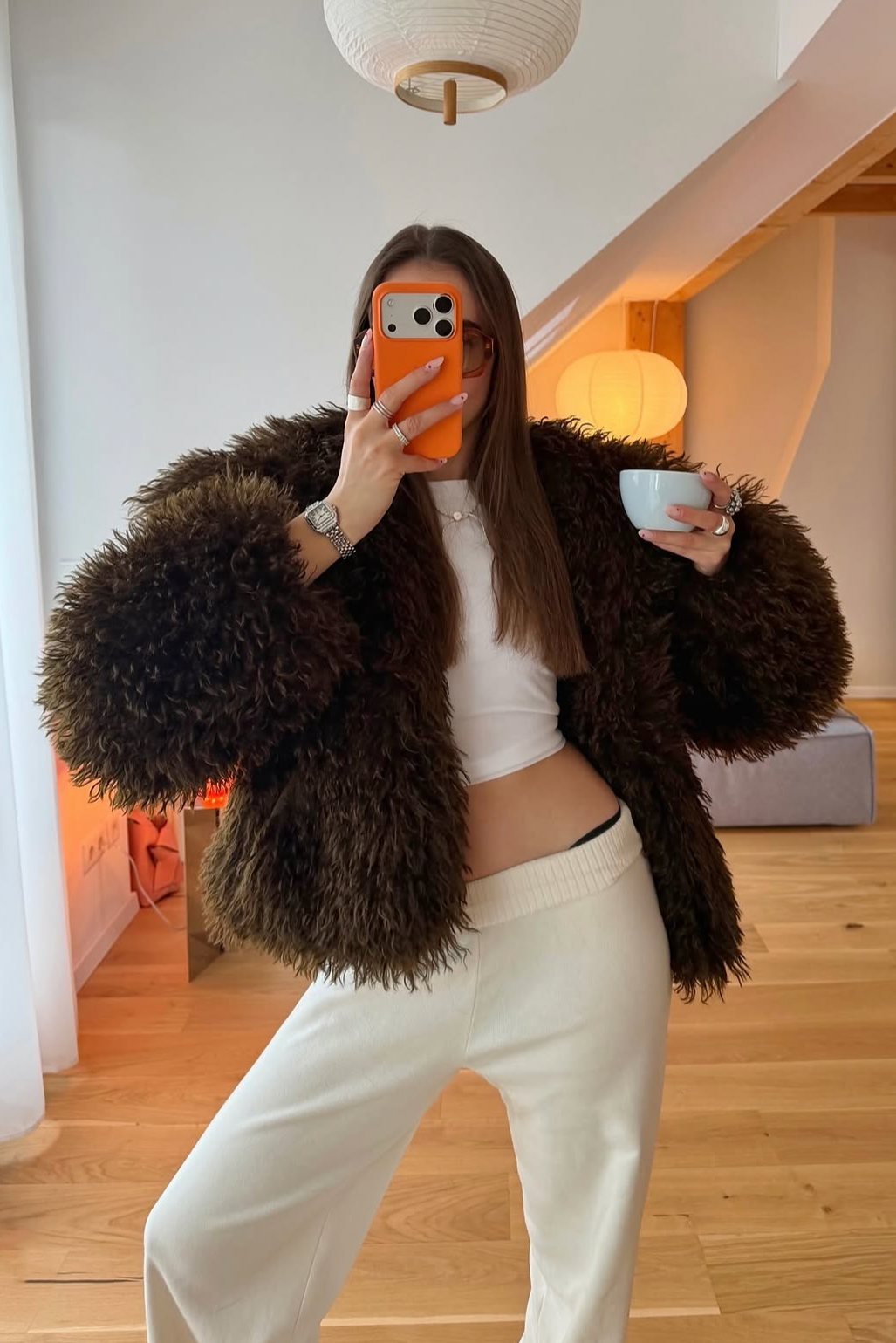 08 / FURRY FAUX FUR JACKET