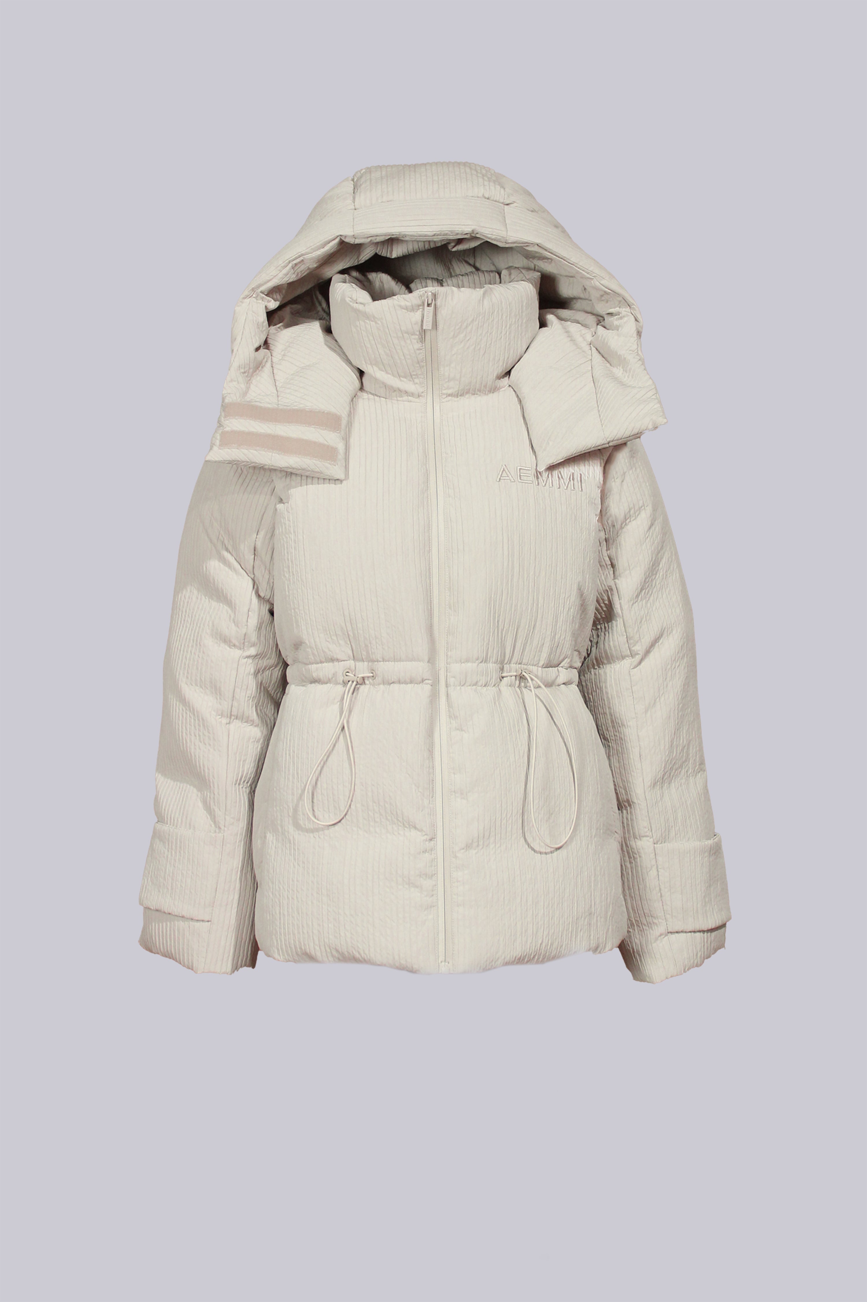 RECYCLED SYN-DOWN GERIPPTE OVERSIZED PUFFERJACKE