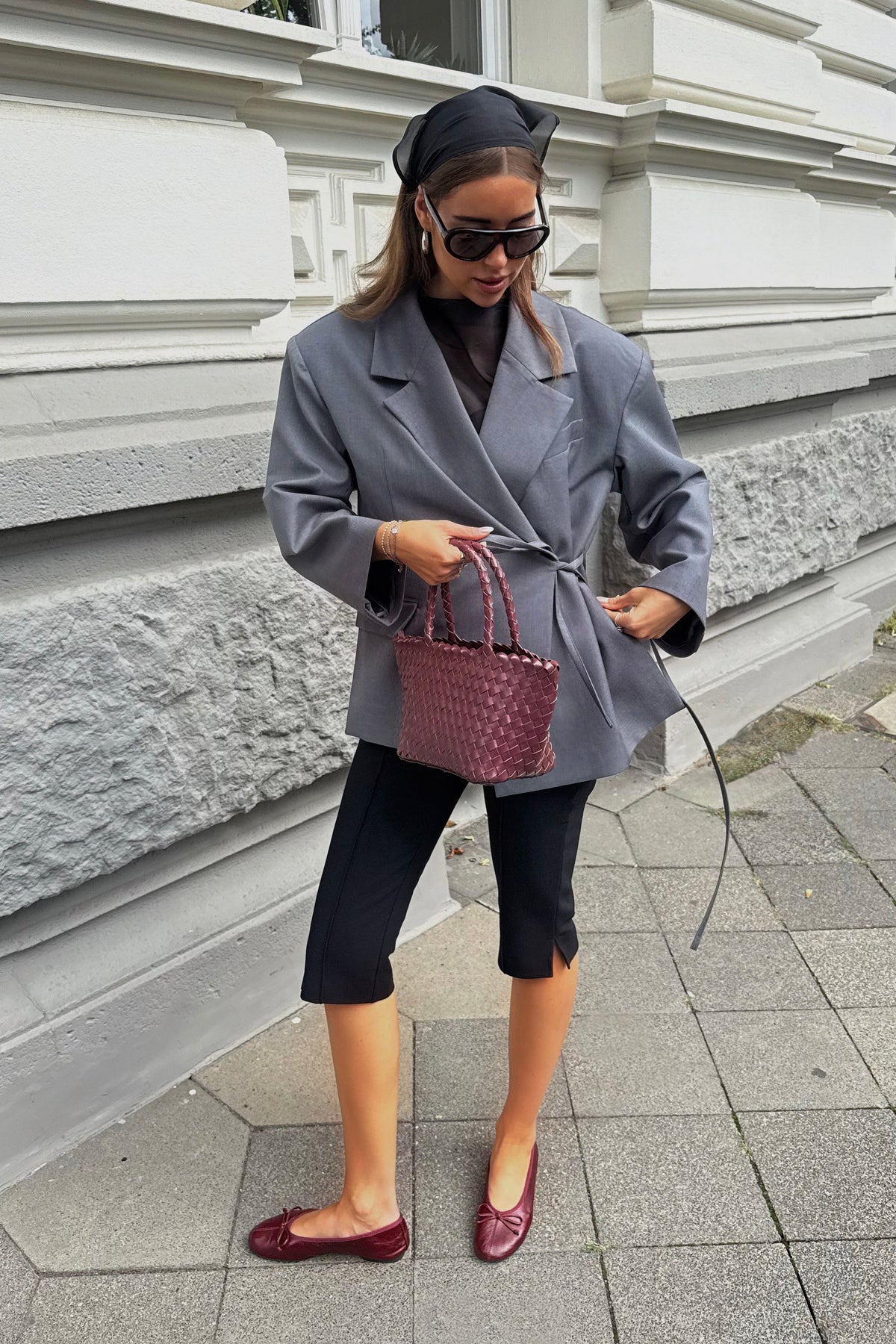 27 / WRAP OVERSIZED BLAZER